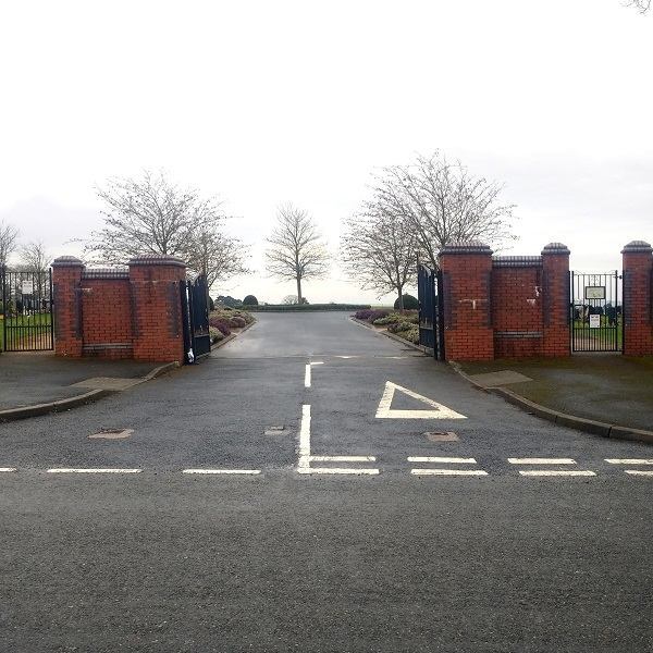 The entrance to North Bromsgrove Cemetary