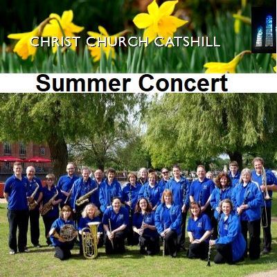 Promotion poster for Christ Church Summer Concert