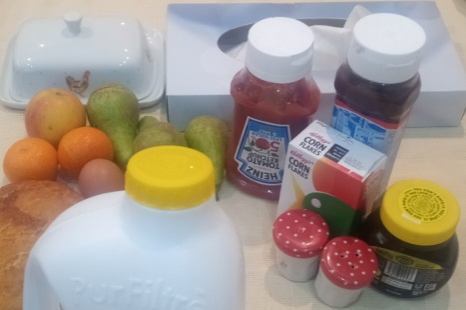 Assorted groceries